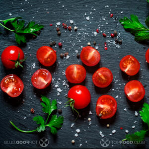 cut cherry tomatoes