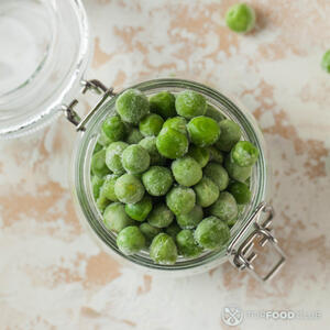 add frozen peas