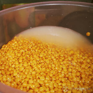 wash lentils