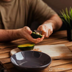 take out avocado seed