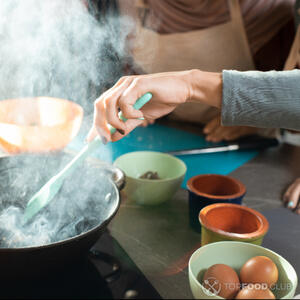 Boil the water and put the eggs into it