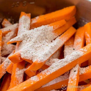 Toss sweet potato fries
