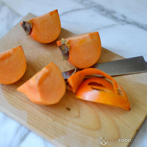 cut persimmon
