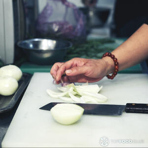 Cut onion