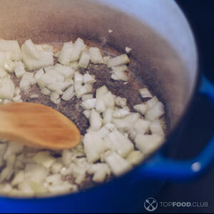 saute onion