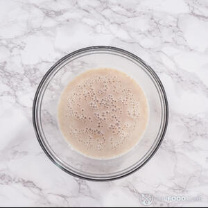 dissolve yeast in milk