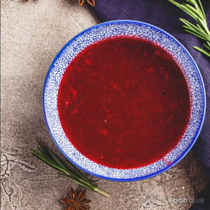 the apple and currant sauce