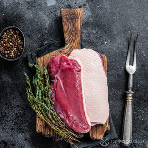 raw duck breast meat