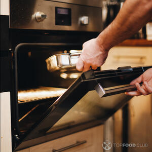 place the duck breast into the oven