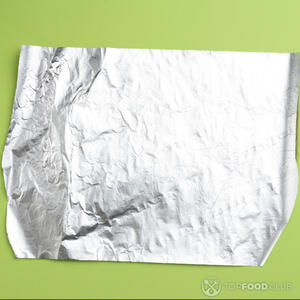 Cover with foil