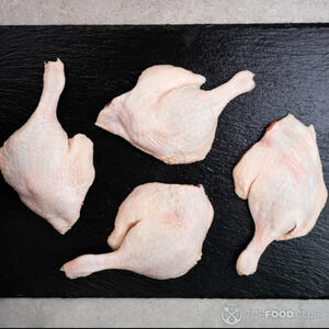 raw duck legs meat