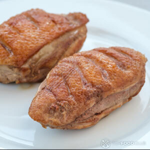cooked duck breast meat