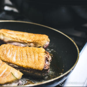 fry duck breast