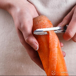 Peel carrot