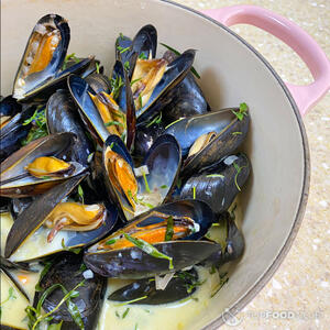 done mussels