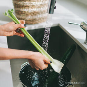 wash celery