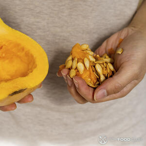 remove pumpkin seeds