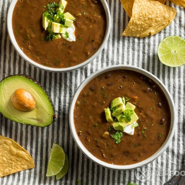 Black Bean and Salsa Soup