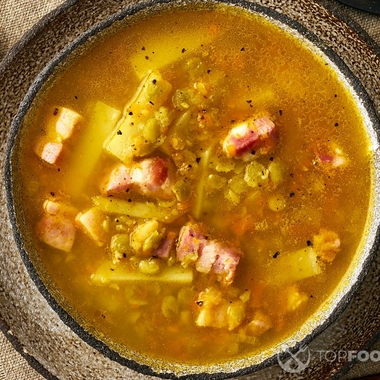 Split pea soup with smoked pork