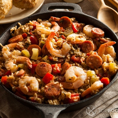 Shrimp and Crawfish Jambalaya