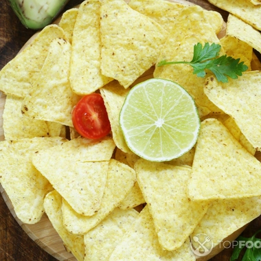 Homemade tortilla chips