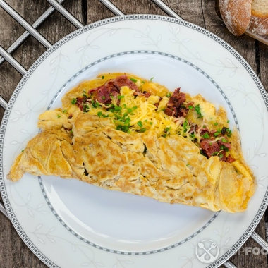 German omelette With Bacon