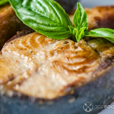 Fried catfish steaks