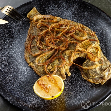 Fried flatfish