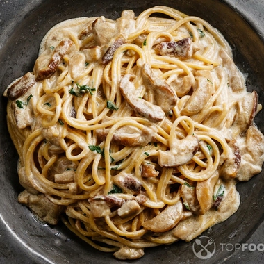 Chicken mushroom pasta