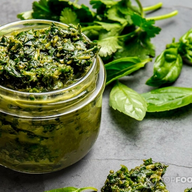 Chimichurri sauce for salads