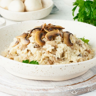 Mushroom rice pilaf