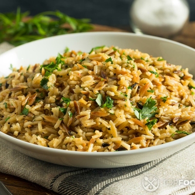 Orzo rice pilaf