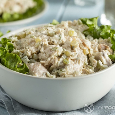 Lentil chicken salad