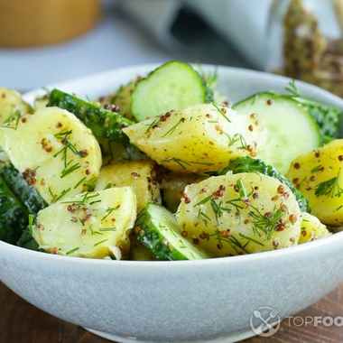 Cucumber potato salad