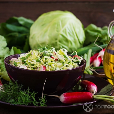 Cucumber radish salad