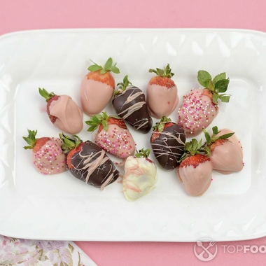 Valentines chocolate covered strawberries