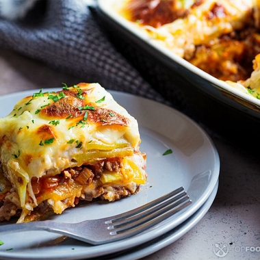 Casserole with Corn and Minced Meat