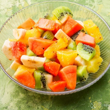 Fruit Salad with Orange Juice Dressing