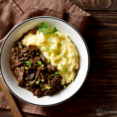 Mashed Potatoes With Caramelized Onions