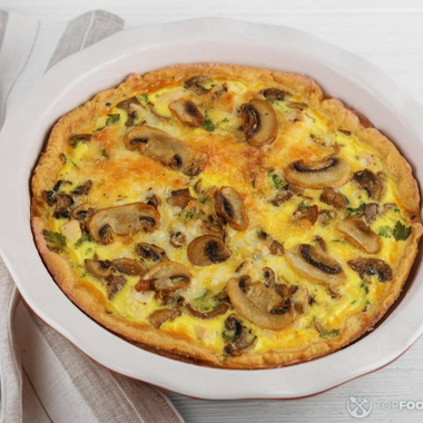 Mushroom Quiche