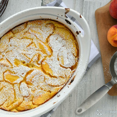 Crisp Peach Cobbler