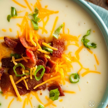 Potato Soup with Bacon and Garlic