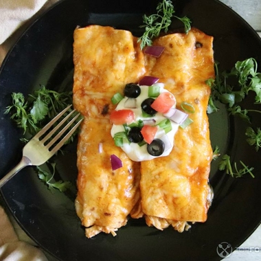 Enchiladas with Marinara Sauce