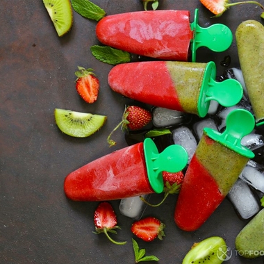 Homemade Fruit Ice Popsicle