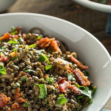 Lentil Salad with Feta cheese