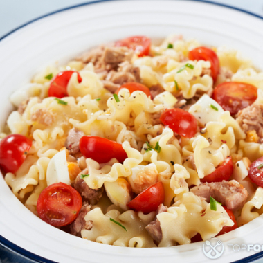 Mafaldine Pasta Salad with Tuna