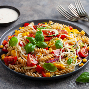 Pasta Salad with Sweet Corn