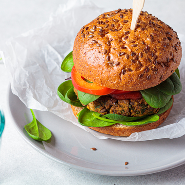 Sausage and Spinach Hamburger