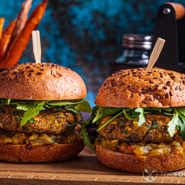 Vegan Lentil Hamburger