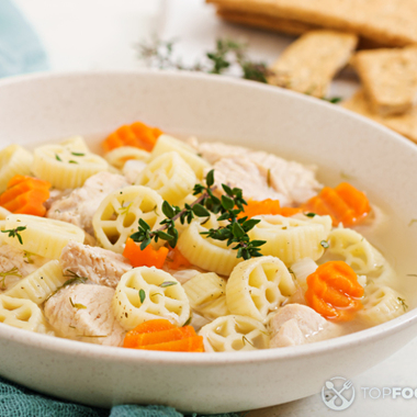 Soup with Turkey Fillet and Pasta